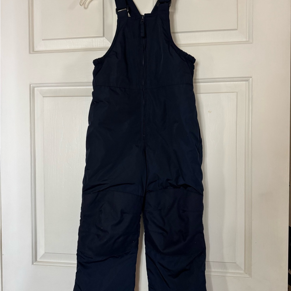 Lands' End Kids Dark Blue Snow Bibs